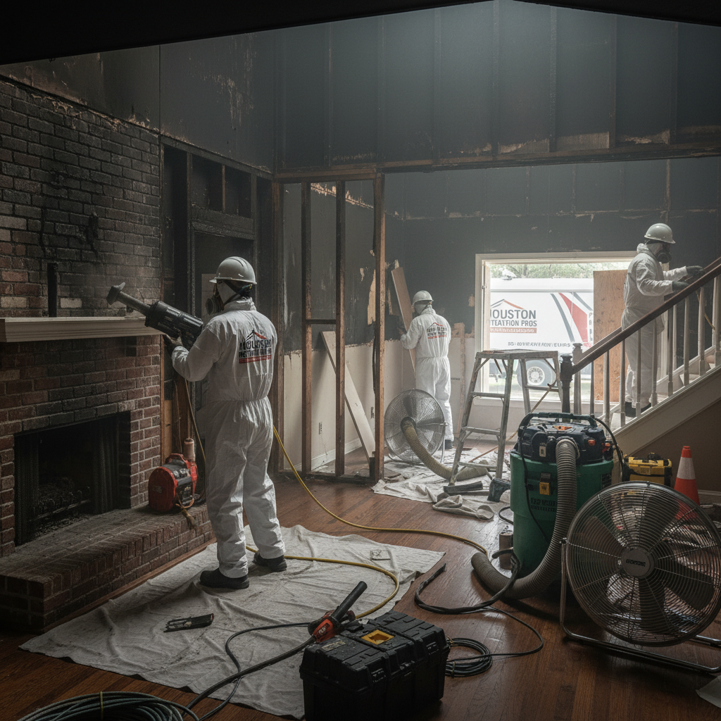 Fire & Smoke Damage Restoration - Tell Projects Friendswood TX