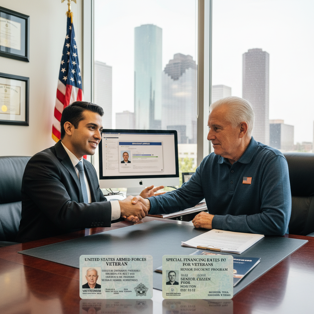 Senior & Military Discounts - Tell Projects Friendswood TX