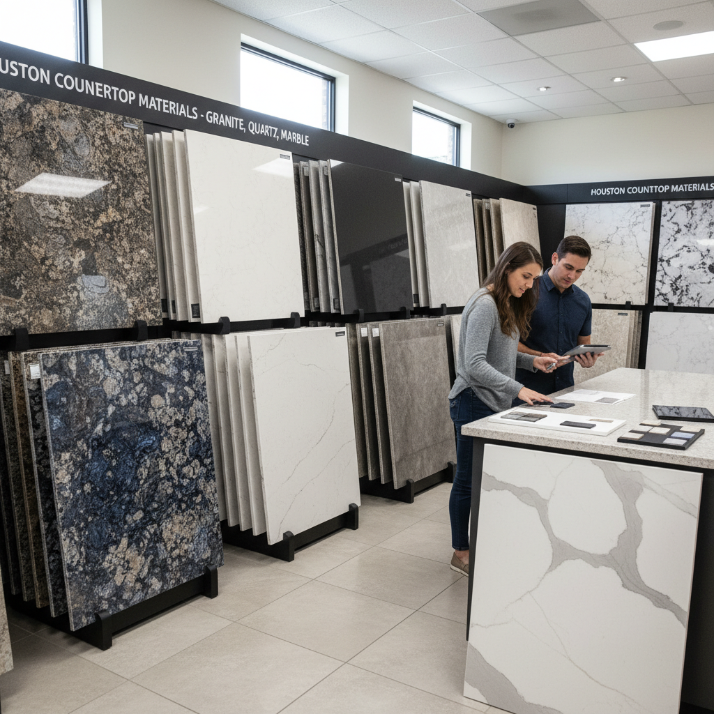 Countertop Material Selection - Tell Projects Friendswood TX