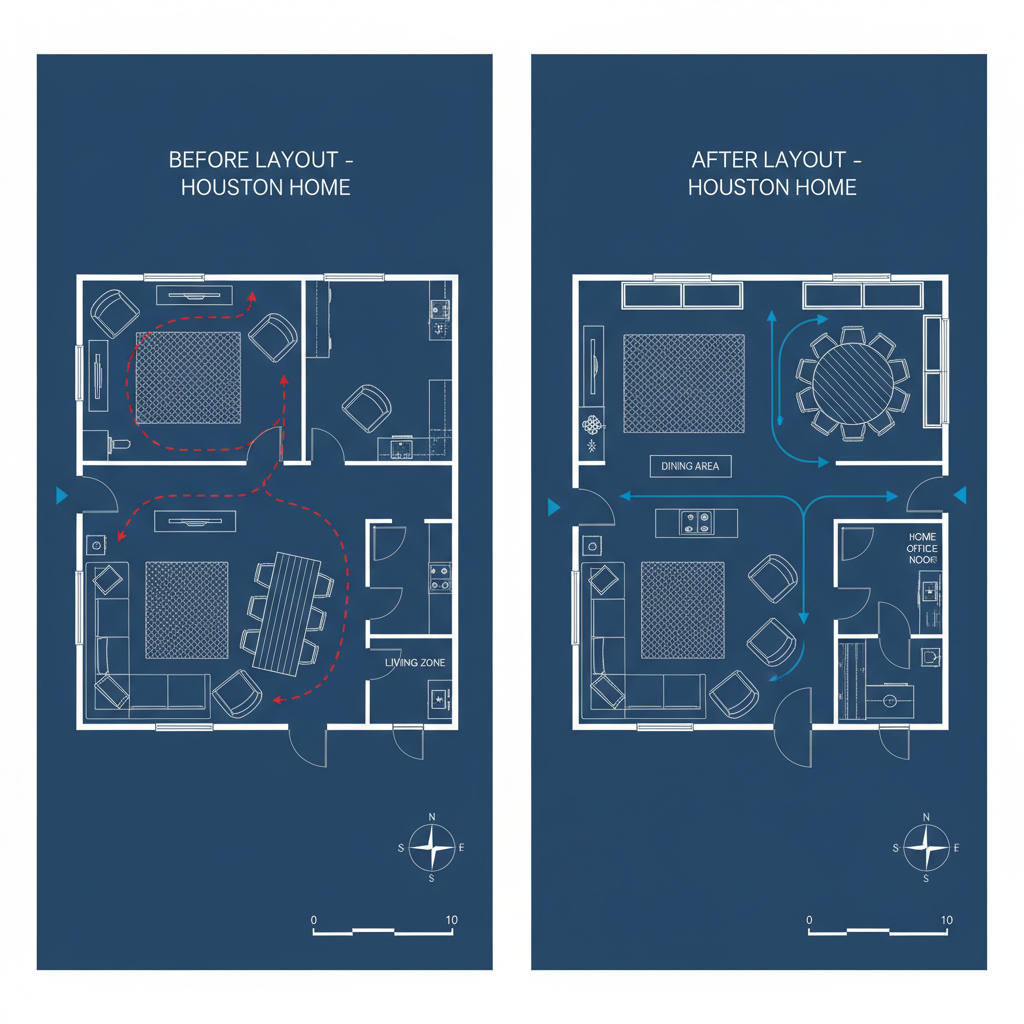 Room Layout Optimization Friendswood - Tell Projects Friendswood TX